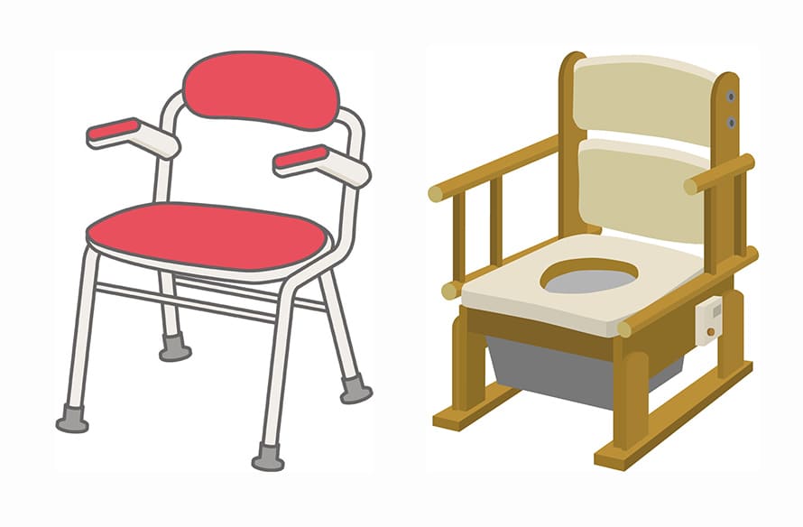 特定福祉用具販売の主な用具